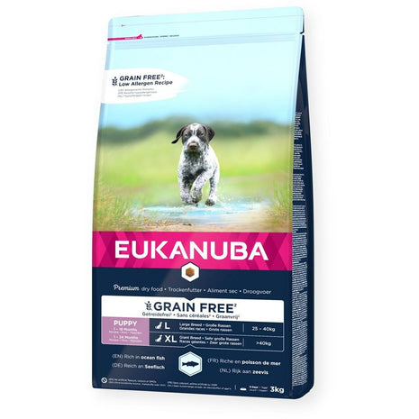 Eukanuba Foder Eukanuba Puppy Large Breed Grain Free Ocean Fish Fisk 3 Kg