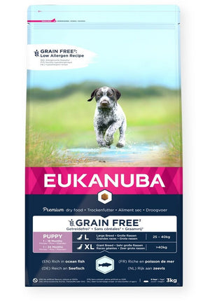 Eukanuba Foder Eukanuba Puppy Large Breed Grain Free Ocean Fish Fisk 3 Kg