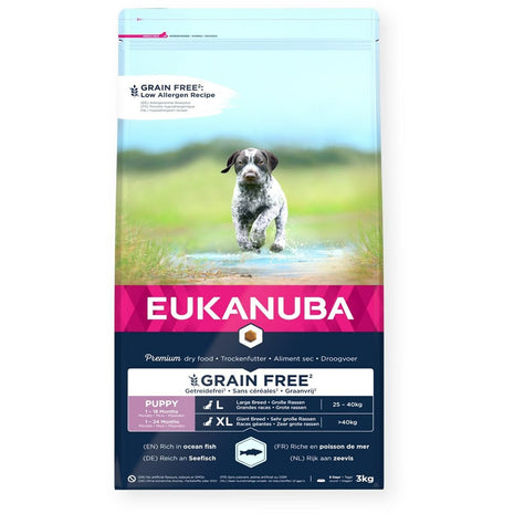 Eukanuba Foder Eukanuba Puppy Large Breed Grain Free Ocean Fish Fisk 3 Kg