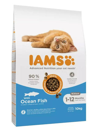 Iams Foder Iams Vitality Cat Kitten Ocean Fish Fisk 10 Kg