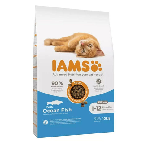 Iams Foder Iams Vitality Cat Kitten Ocean Fish Fisk 10 Kg