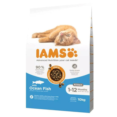 Iams Foder Iams Vitality Cat Kitten Ocean Fish Fisk 10 Kg