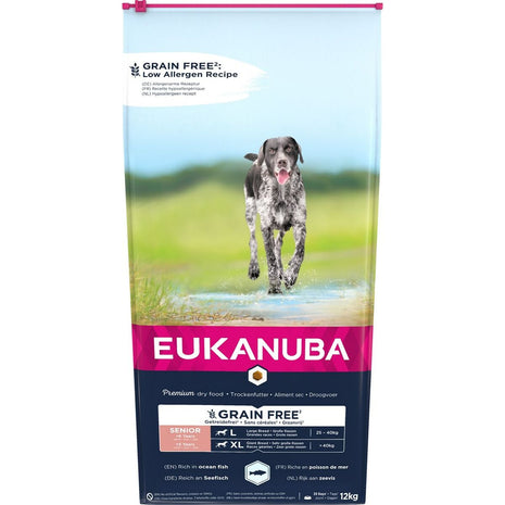Eukanuba Foder Eukanuba Grain Free Senior Large/Giant Breed Senior Fisk 12 Kg