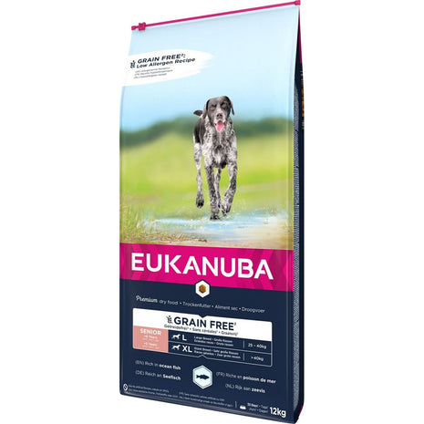Eukanuba Foder Eukanuba Grain Free Senior Large/Giant Breed Senior Fisk 12 Kg