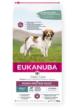 Eukanuba Foder Eukanuba Daily Care Mono-Protein Adult All Breed Duck Anka 12 Kg