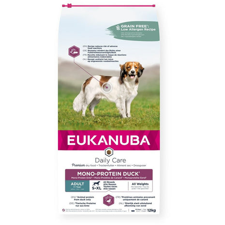 Eukanuba Foder Eukanuba Daily Care Mono-Protein Adult All Breed Duck Anka 12 Kg