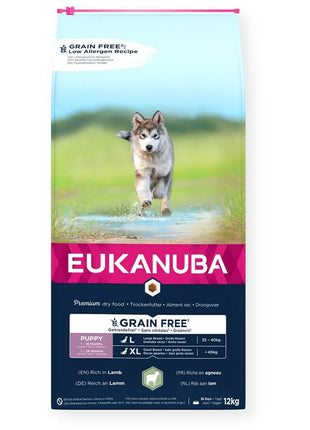 Eukanuba Foder Eukanuba Grain Free Puppy Large&Giant Lamb Lamm 12 Kg