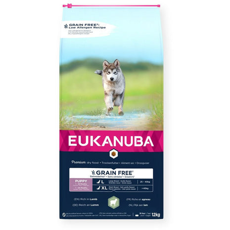 Eukanuba Foder Eukanuba Grain Free Puppy Large&Giant Lamb Lamm 12 Kg