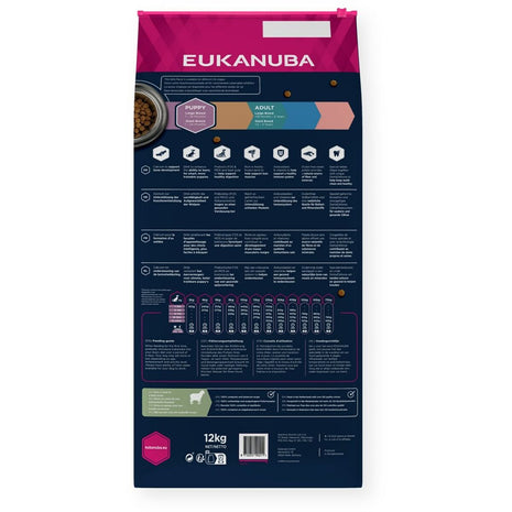 Eukanuba Foder Eukanuba Grain Free Puppy Large&Giant Lamb Lamm 12 Kg