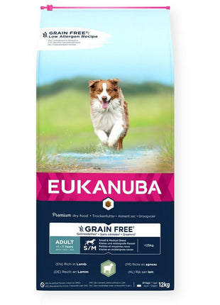 Eukanuba Foder Eukanuba Grain Free Adult Lamm 12 Kg