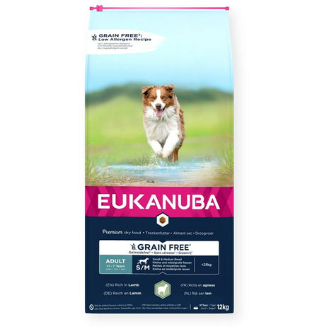Eukanuba Foder Eukanuba Grain Free Adult Lamm 12 Kg