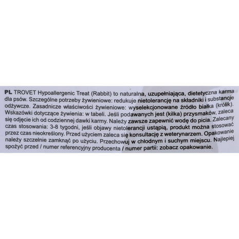 Trovet Foder Trovet Hypoallergenic Vuxen Kanin 250 G