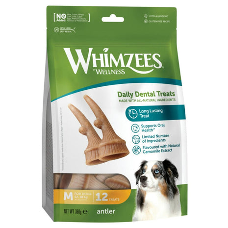 Whimzees Hundgodis Whimzees Adult Antler M