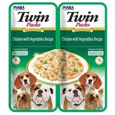 Inaba Hundgodis Inaba Dog Twin Kyckling