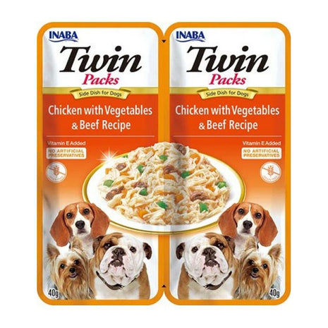 Inaba Hundgodis Inaba Dog Twin Kyckling