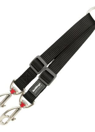 Red Dingo Koppling För 2-Hundsledning Red Dingo Svart Black (1.2 X 16.5-22 Cm) (1,2 X 16.5-22 Cm)
