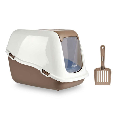 Mascow Kattlåda Vit Beige Plast 39,7 X 57 X 39 Cm (6 Antal)