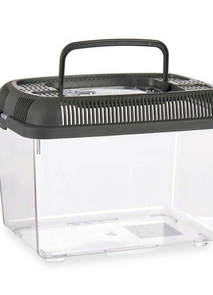 Mascow Fisktank Med Handtag Stor Grå Plast 7 L 20 X 20 X 30 Cm (8 Antal)