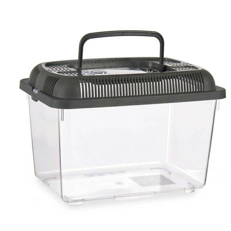 Mascow Fisktank Med Handtag Stor Grå Plast 7 L 20 X 20 X 30 Cm (8 Antal)